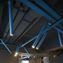 Led pendant track light for bar or industrial restaurant