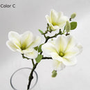 Artificial magnolia flower heads for wedding and party decoration