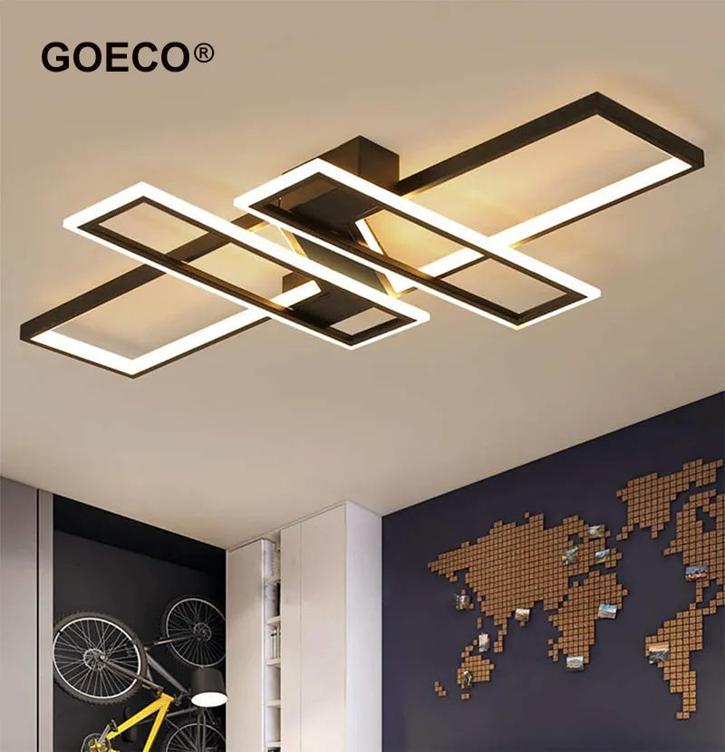 LED ceiling lamp for living room and home decor lighting - vue 2 sur 7