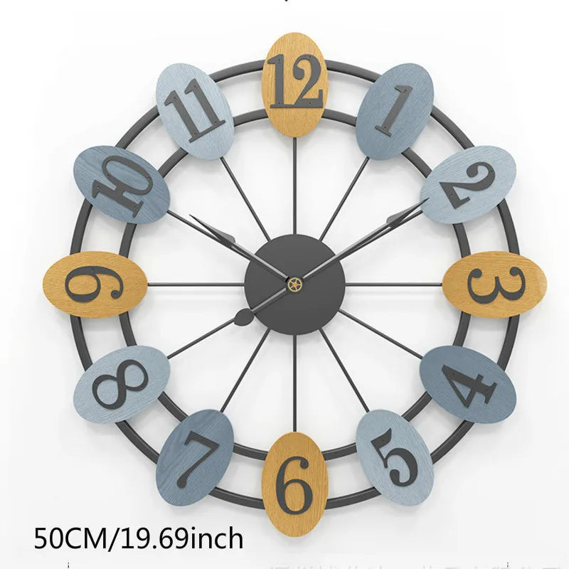 modern silent wall clock for stylish home decor