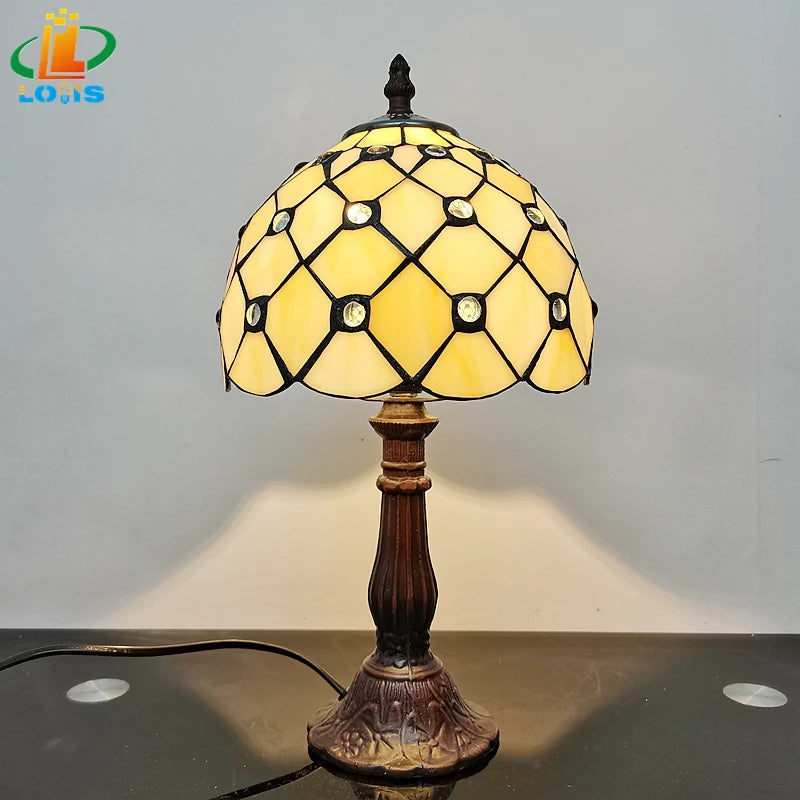 Gypsophila children's bedside lamp night light tiffany style