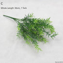 Artificial plant with 7 branches for wedding and Christmas decoration
