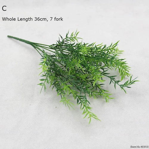 Artificial plant with 7 branches for wedding and Christmas decoration - vue 12 sur 21