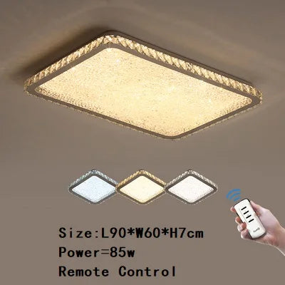 Modern stainless steel pendant light with LED and remote control - vue 23 sur 28
