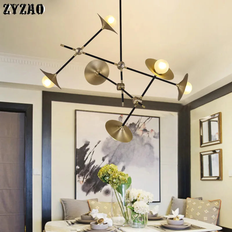 Postmodern nordic designer pendant light for decorative indoor lighting - vue 3 sur 10