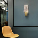 Modern minimalist crystal wall light for study and relaxation