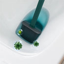 Lightweight and durable toilet brush set for bathroom
