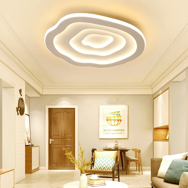 Nordic cloud LED ceiling light simple creative warm romantic - vue 5 sur 9