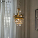 Modern crown crystal chandelier indoor decorative light