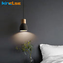 Concrete LED pendant light for vintage and loft style