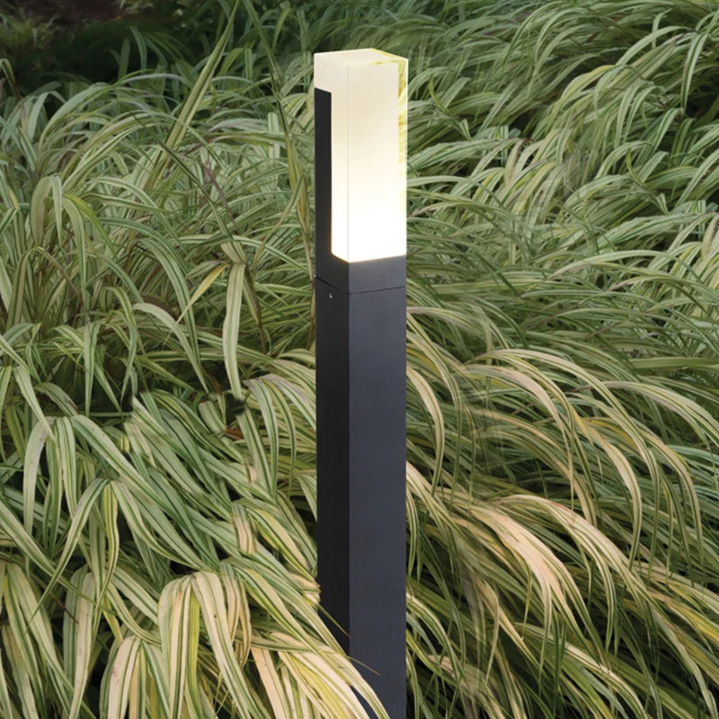 Modern waterproof aluminium LED garden lawn light - vue 6 sur 10