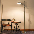 Retro copper floor lamp for creative interior decoration