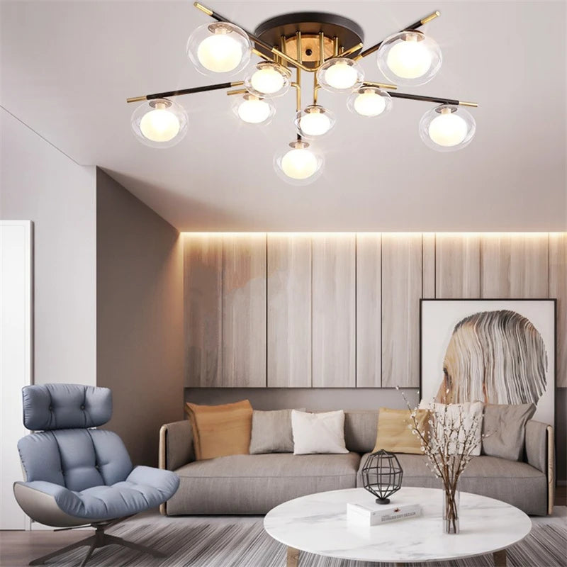 Simple nordic luxury ceiling lights for home decor