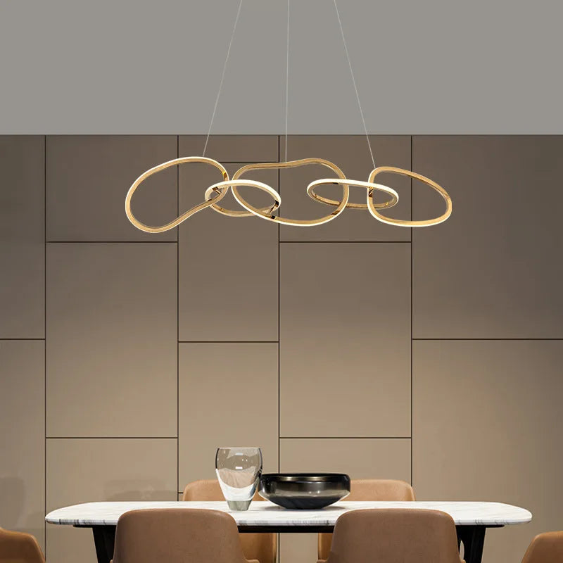 Modern LED ceiling pendant light for decorative interiors