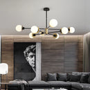 Modern glass ball chandelier for decorative indoor lighting