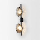 Glass design wall light for elegant modern decor