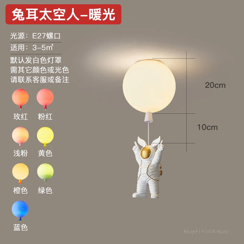 Decorative nordic pendant light for children’s room with playful design - vue 20 sur 22
