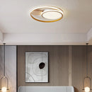Modern Japanese style LED wooden and acrylic ceiling lights