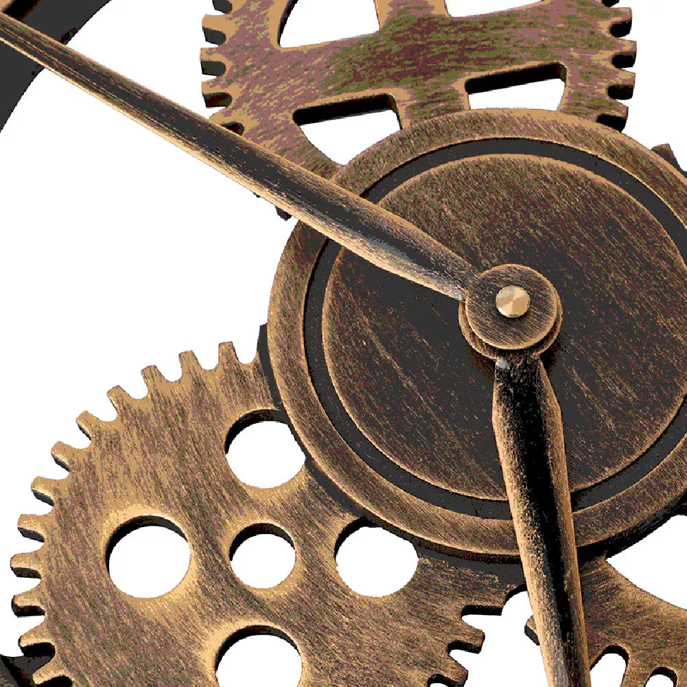 decorative industrial style wall clock for wholesale - vue 5 sur 10
