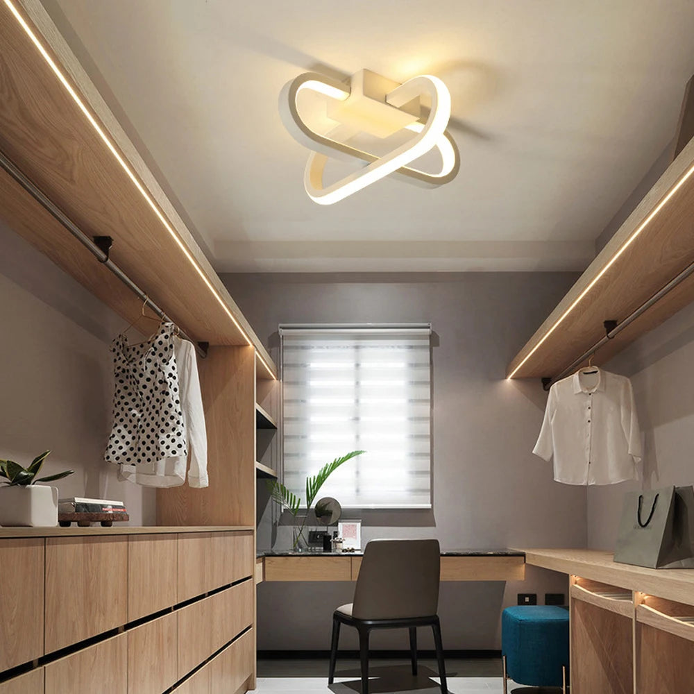 Modern warm/cool LED pendant light for decorative lighting - vue 3 sur 12