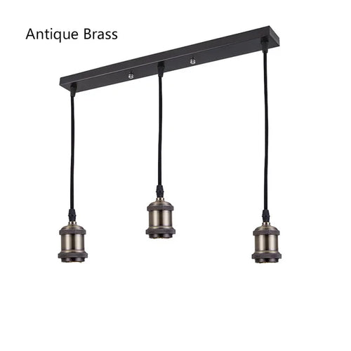Retro aluminium industrial pendant light for interior decoration - vue 22 sur 22