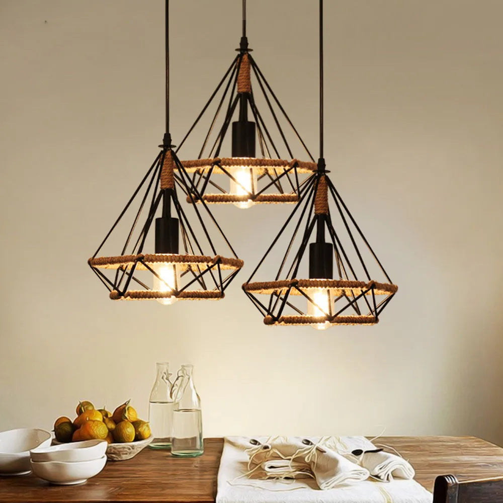 Retro vintage pendant light for modern decorative lighting