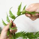 Artificial tropical plants for wedding decor and DIY