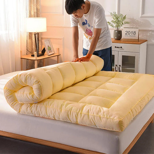 soft foldable tatami mattress for double queen king size bed - vue 5 sur 6