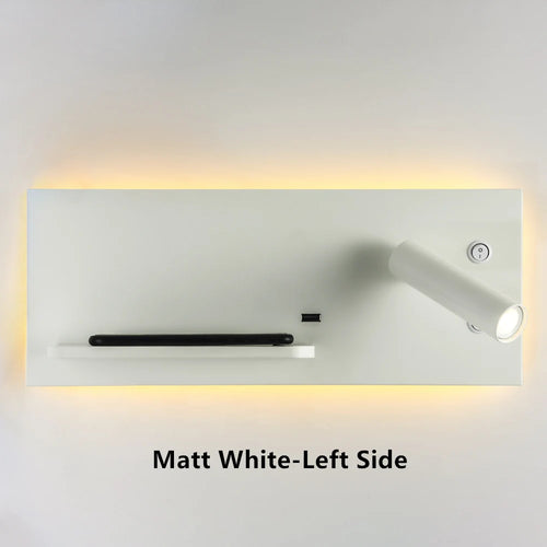 Tokili LED wall light with USB and wireless charger - vue 13 sur 18