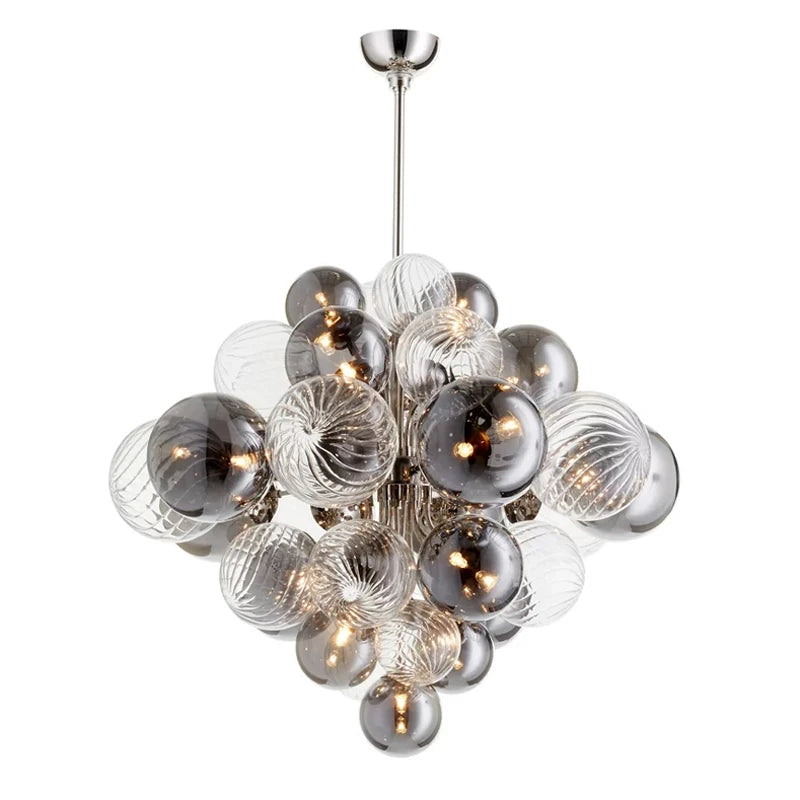 Postmodern glass bubble LED pendant light