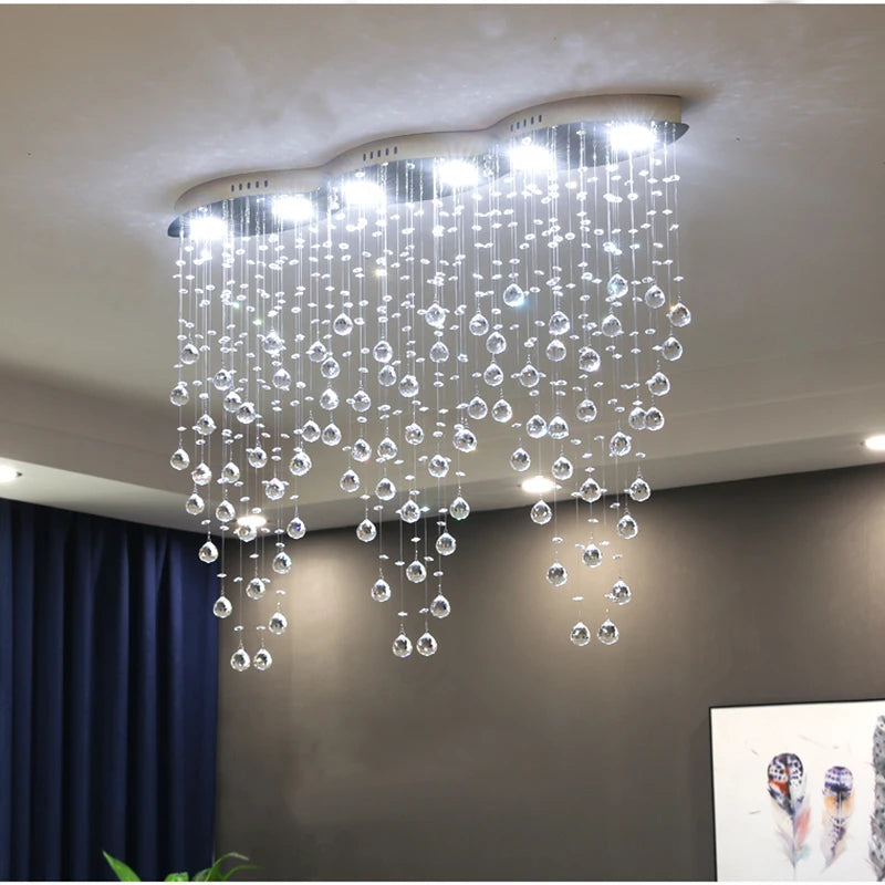 Elegant modern crystal pendant for interior decorating