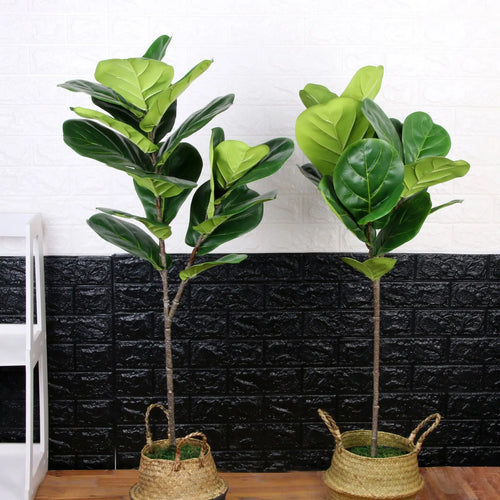 Artificial tropical ficus plant with realistic touch for indoor decoration - vue 4 sur 10