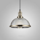 Vintage glass pendant light for dining room and office E27
