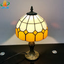 Tiffany-style stained glass table lamp for interior decoration