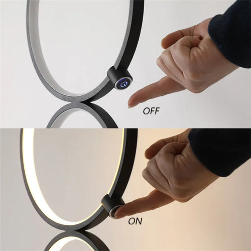 Nordic decorative LED floor lamp for living room - vue 5 sur 8