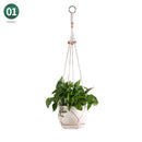 macrame hanging basket for plants crafts home decor