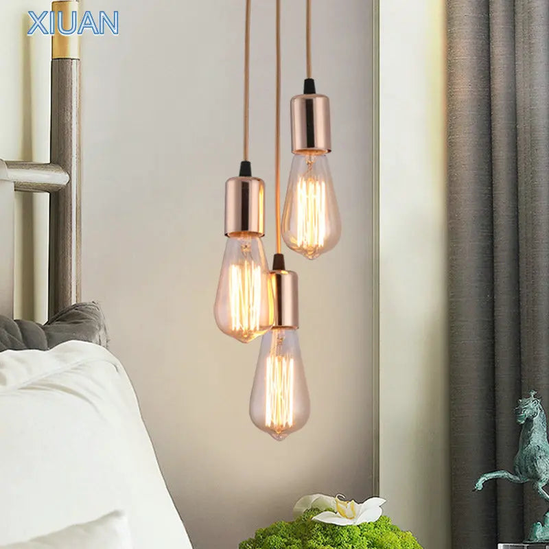 Black, white and silver LED spider pendant light fitting