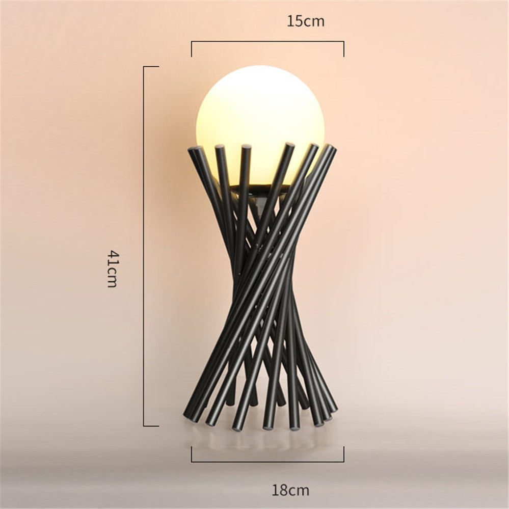 Panama freestanding designer LED table lamp - vue 5 sur 6