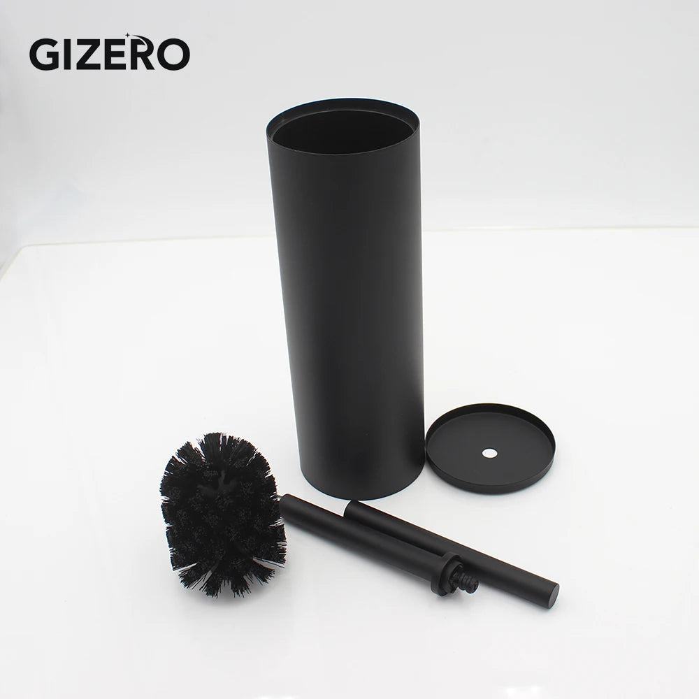 Durable and practical stainless steel toilet brush holder, wall mounted - vue 3 sur 12