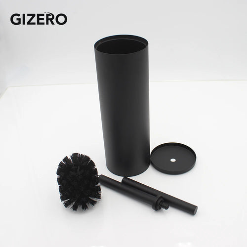 Durable and practical stainless steel toilet brush holder, wall mounted - vue 4 sur 12