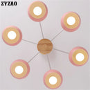 Simple macaron-shaped pendant light for modern decor