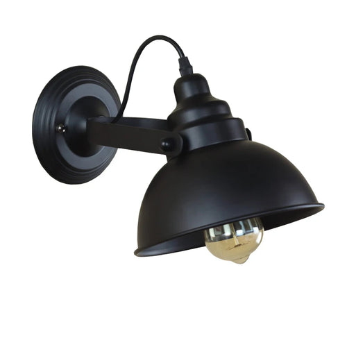 Adjustable vintage industrial wall light retro loft style - vue 6 sur 9