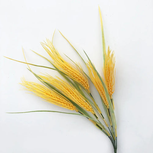 Artificial wheat ears bouquet for autumn decoration - vue 10 sur 10