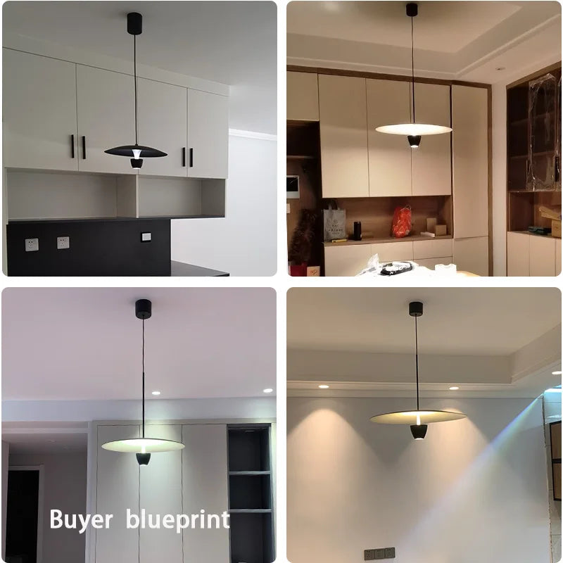 Modern minimalist Nordic-style chandelier for interior decoration