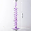 Crystal and glass wedding candle holders and centrepieces