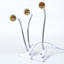 LED lamp holder with single/double socket and flexible switch