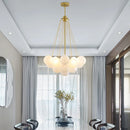 Nordic design glass bubble chandelier for a modern interior