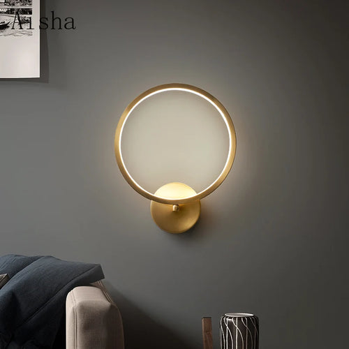 Modern LED wall light for interior decoration - vue 3 sur 8