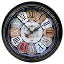 retro silent wall clock shabby chic style home decor