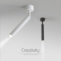 Round square LED surface mounted spotlight with adjustable angle